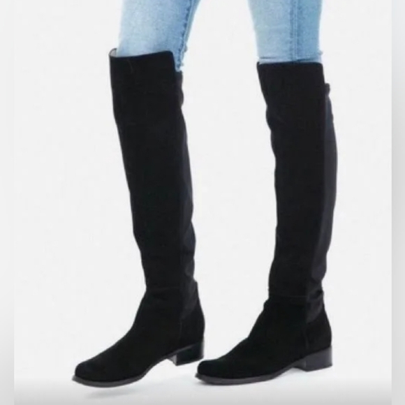 Blondo Olivia Black Suede Over the knee boots size 7 - Picture 4 of 4